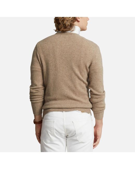 Polo Ralph Lauren Brown Wool And Cashmere-Blend Jumper for men
