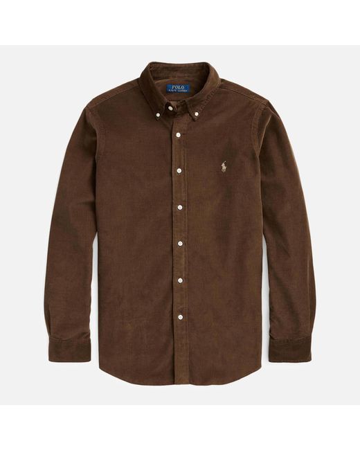 Polo Ralph Lauren Brown Cotton-Corduroy Shirt for men