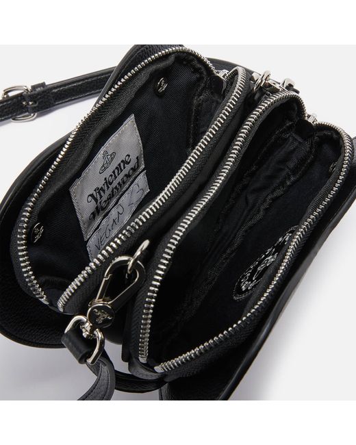 Vivienne Westwood Black Louise Vegan Leather Cross-body Bag