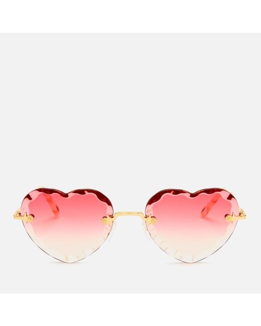 chloe rosie pink sunglasses