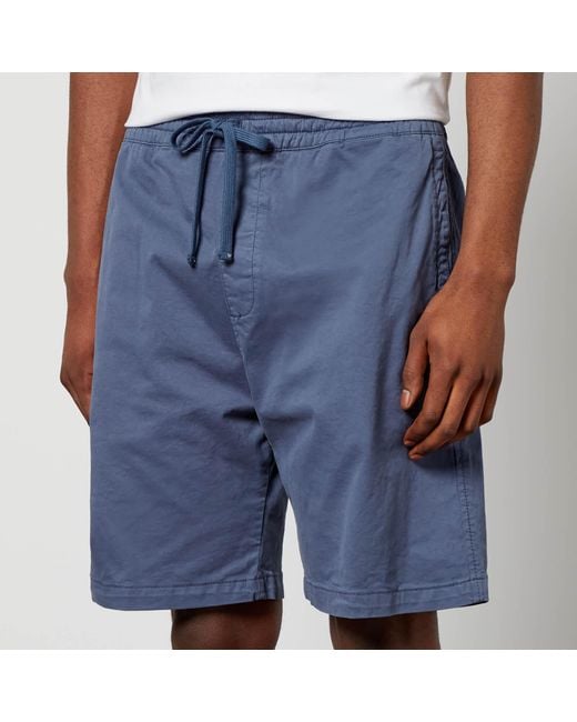 Carhartt WIP Blue Lawton Cotton-blend Canvas Shorts for men