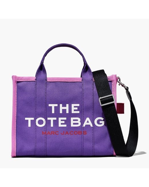 Marc Jacobs The Small Colorblock Tote Bag in Purple | Lyst Australia