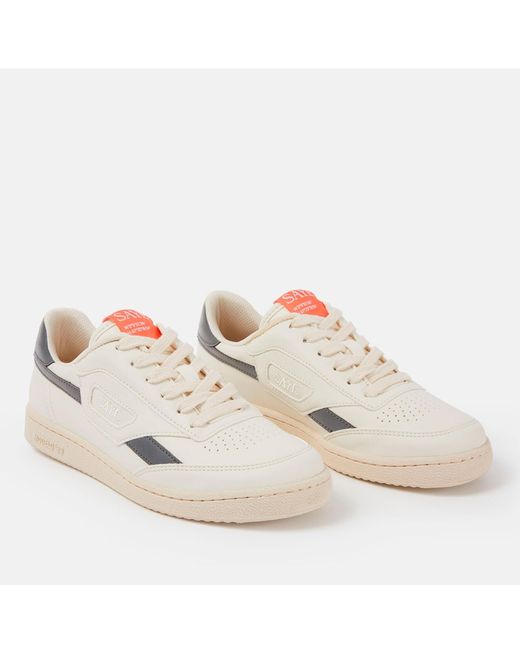 SAYE White Modelo '89 Vegan Leather Trainers