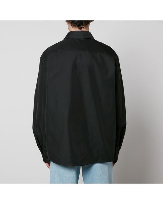 Axel Arigato Black Flow Woven Overshirt for men