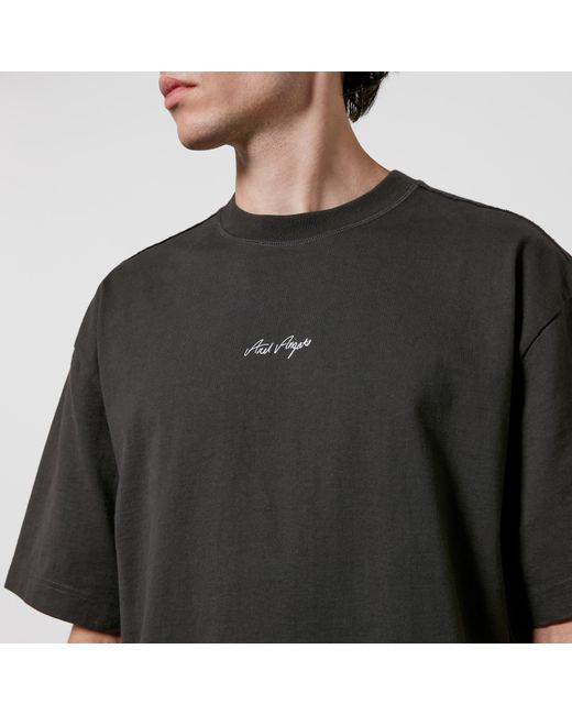 Axel Arigato Black Sketch Cotton-Jersey T-Shirt for men