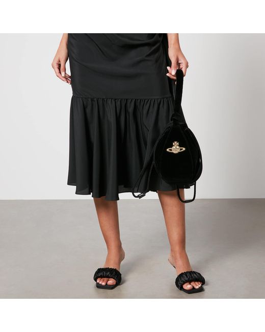 Vivienne Westwood Black Kitt Cotton-blend Bag