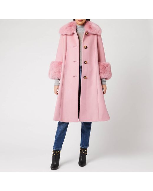 Saks Potts Pink Yvonne Coat