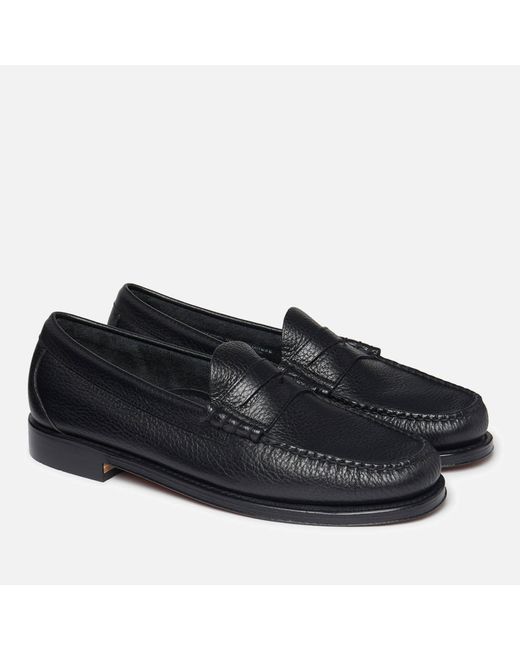 G.H. Bass & Co. Weejun Heritage Larson Tumble in Black for Men | Lyst