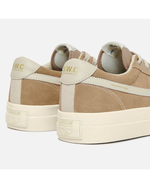 Stepney Workers Club Natural Dellow S Suede Trainers for men