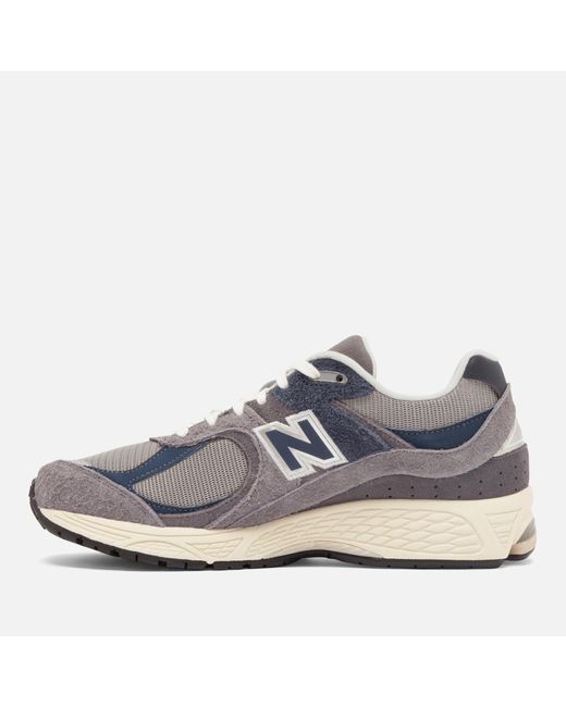 New Balance Blue 2002R Suede And Mesh Trainers for men