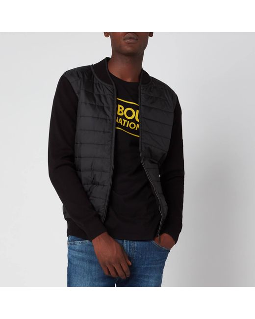 barbour baffle zip jacket