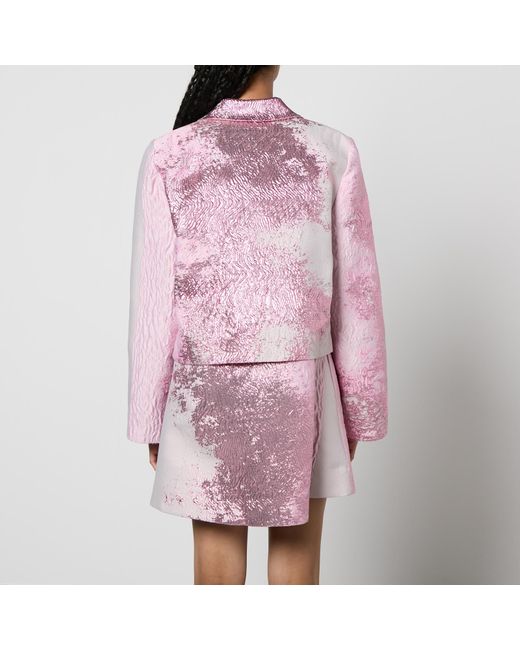 Stine Goya Pink Kiana Jacquard Jacket