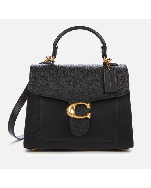 COACH Tabby Top Handle Bag in Black | Lyst