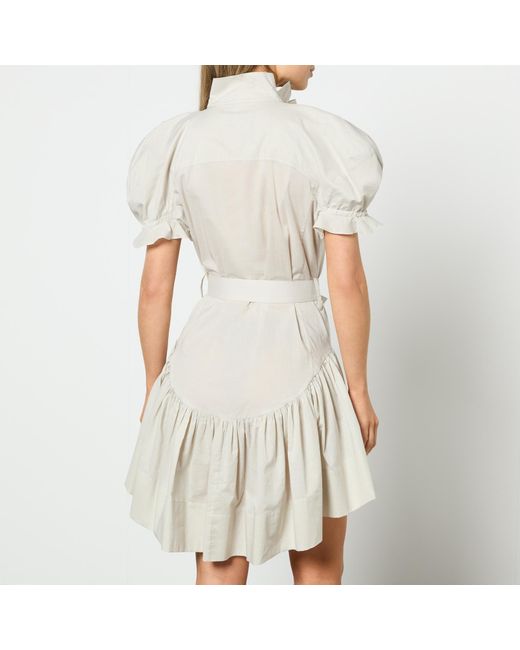 Vivienne Westwood Gray Heart Cotton-Poplin Shirt Dress
