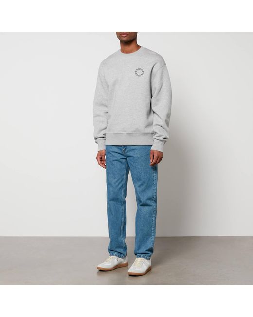 MKI Miyuki-Zoku Gray Circle Cotton-Blend Jersey Sweatshirt for men