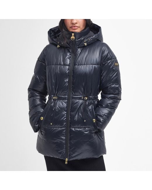 Barbour Blue Watkins Shell Puffer Jacket