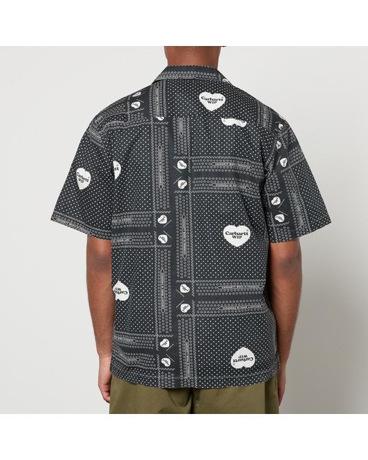 Carhartt Black Heart Bandana Cotton-poplin Shirt for men