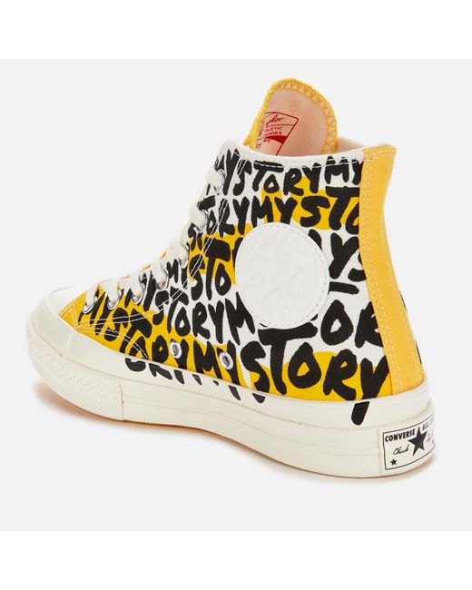 Converse Chuck 70 My Story Hi-top Trainers in Yellow | Lyst