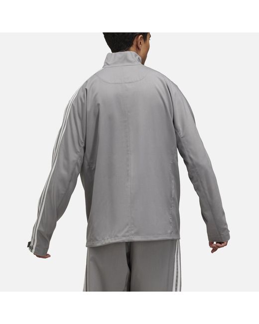 Y-3 Gray Shell Track Jacket for men