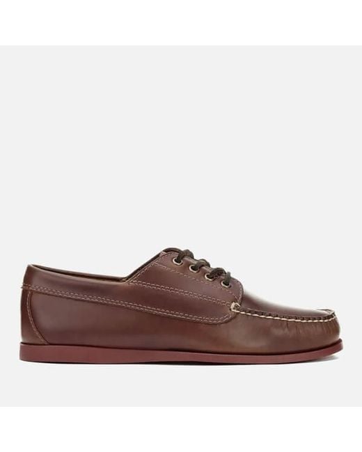 G.H. Bass & Co. Multicolor G.h Bass & Co. Men's Camp Moc Jackman Pull Up Leather Boat Shoes for men