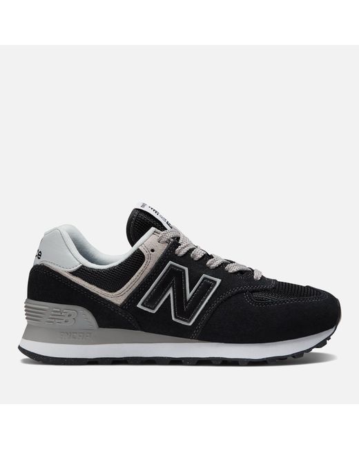 New Balance Rubber 574 Evergreen Pack Trainers in Black Lyst