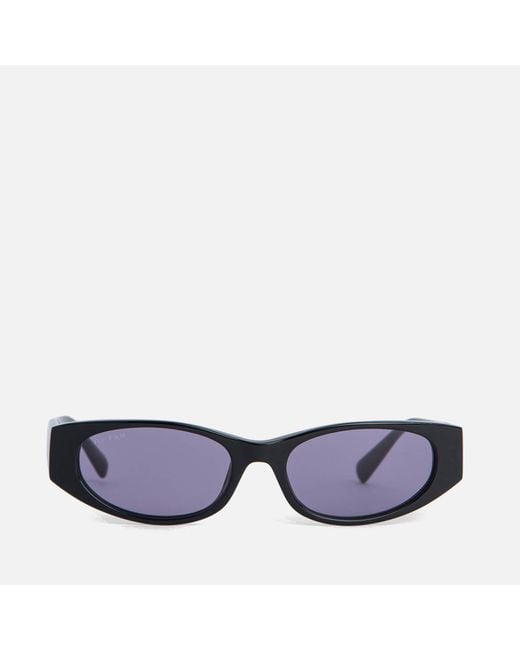 By Far Blue Rodeo Acetate Sunglasses