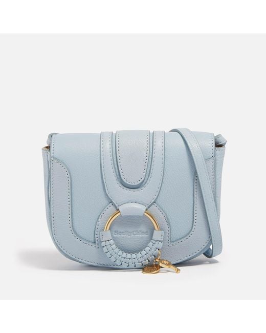 See By Chloé Blue Mini Hana Leather Shoulder Bag