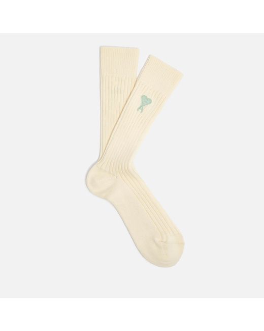 AMI x Coggles Green De Coeur Three-Pack Cotton-Blend Socks