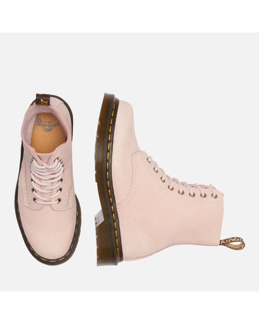 Dr. Martens Pink 1460 Pascal Virginia Leather Boots