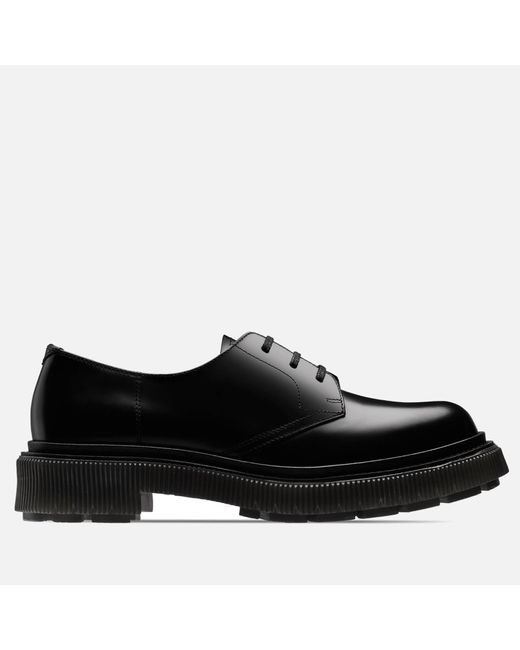 Adieu Black Type 132 Leather Derby Shoes for men