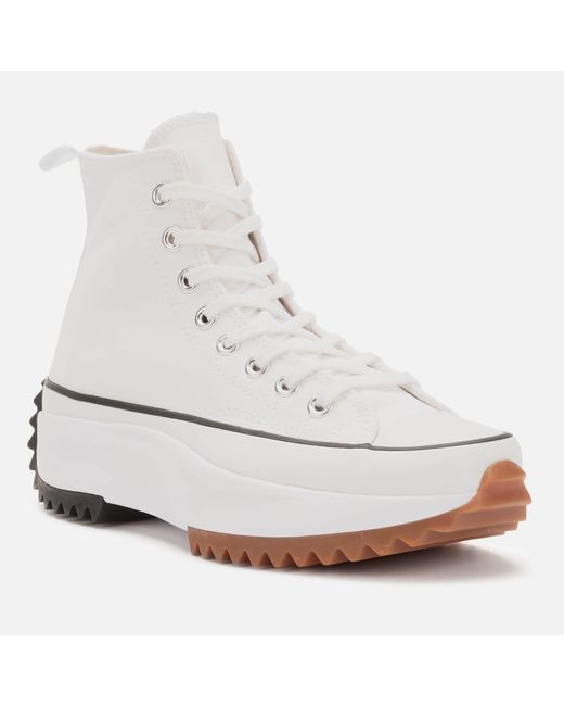 converse run star hike hi trainers