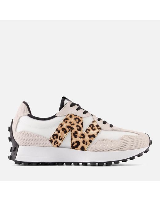 New Balance Rubber 327 Animal Print Pack Trainers in White Lyst