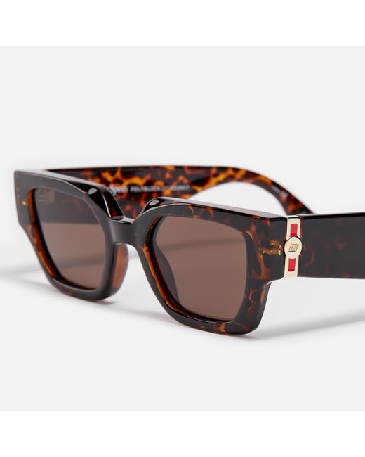 Le Specs Brown Sustain Polyblock Sunglasses
