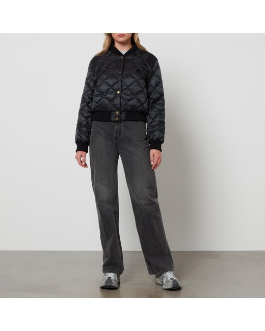 Max Mara The Cube Black Bsoft Quilted Shell Jacket