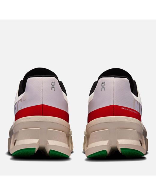 On Shoes Pink Cloudmster Mesh Running Trainers for men