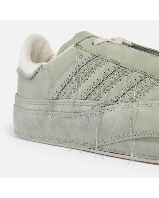 Y-3 Green Gazelle Suede Trainers for men