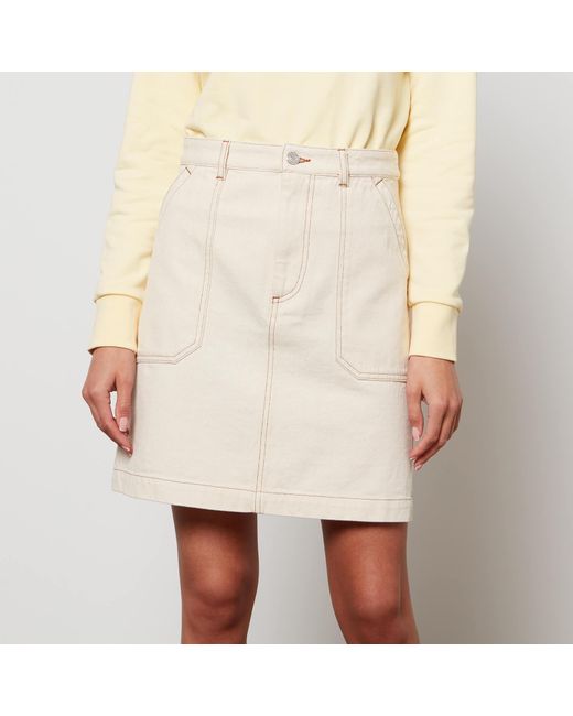 A.P.C. White Lea Skirt