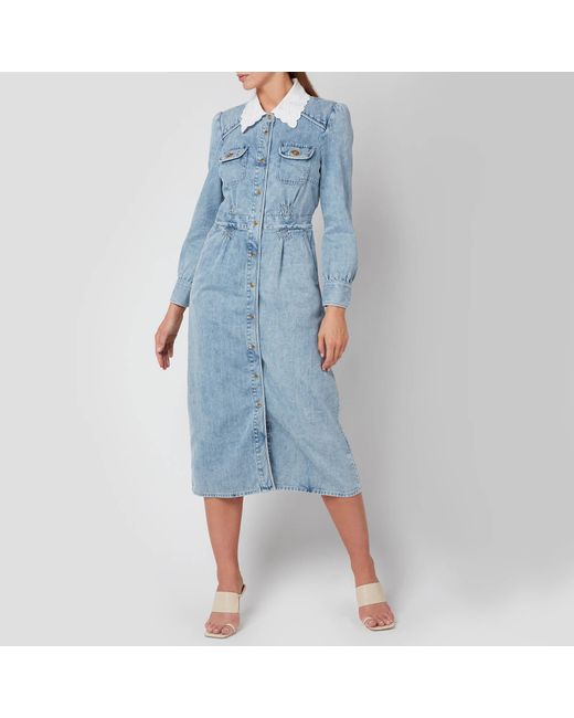 COACH Blue Lightweight Denim Dress