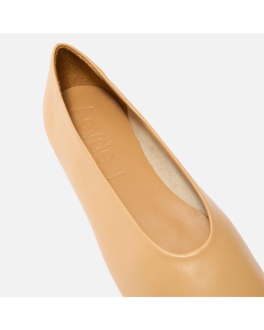 Aeyde Natural Kirsten Nappa Leather Ballet Flats