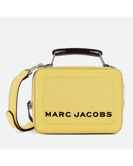 Marc jacobs shop box bag yellow