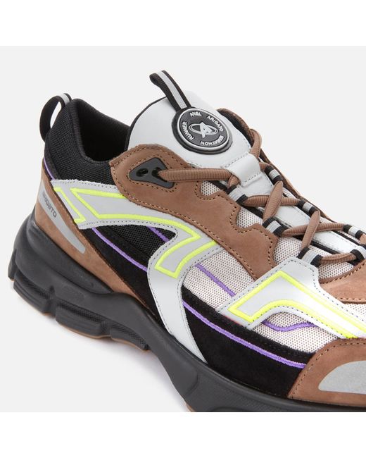 Axel Arigato Leather Marathon R-trail Chunky Running Style Trainers in Brown for Men - Lyst