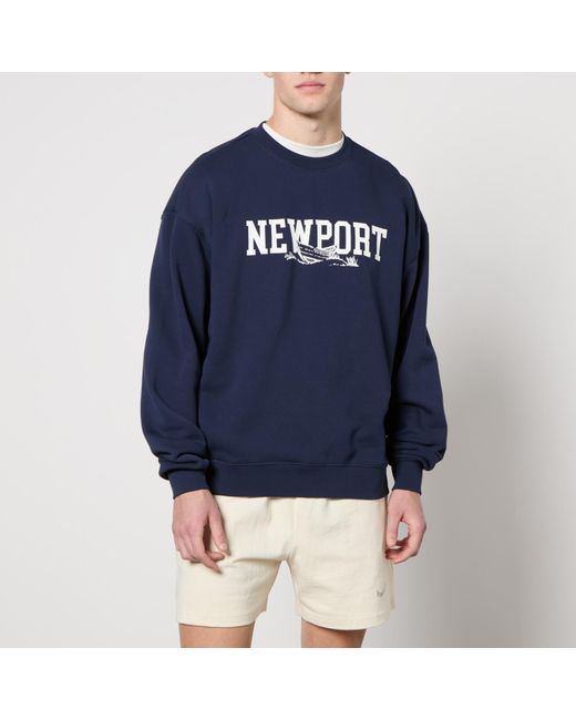 Museum of Peace & Quiet Blue Newport Cotton-Jersey Sweatshirt for men