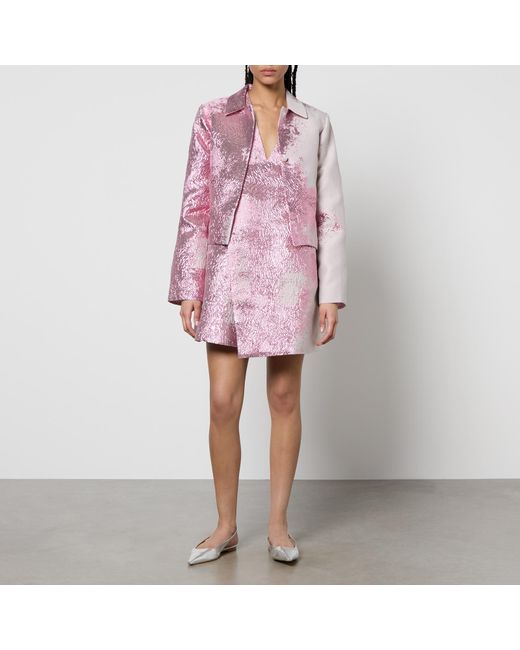 Stine Goya Pink Kiana Jacquard Jacket