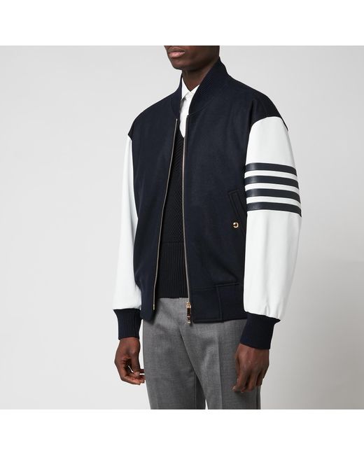 Thom Browne Wool 4-bar Oversized Bomber 