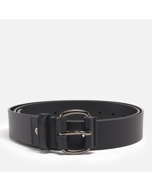 Vivienne Westwood Black Leather Belt for men