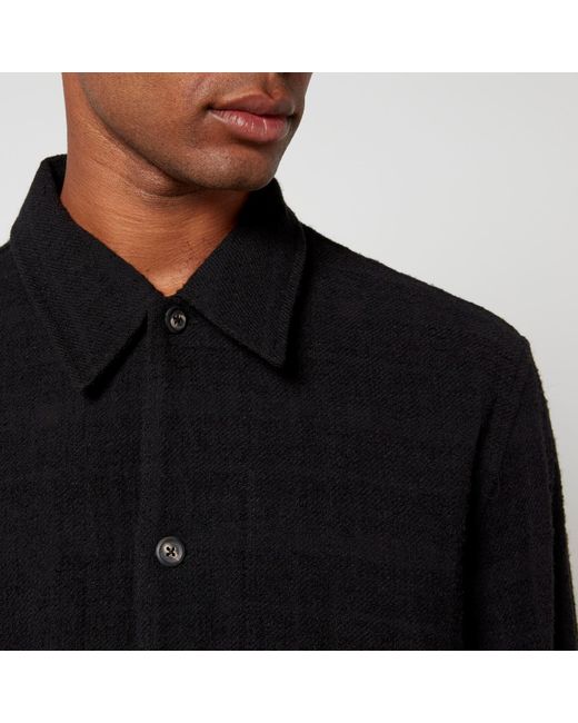 Our Legacy Black Haven Brushed Tweed Jacket for men