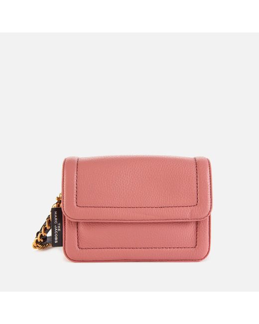 Marc Jacobs Leather The Mini Cushion Bag in Pink - Save 68% - Lyst