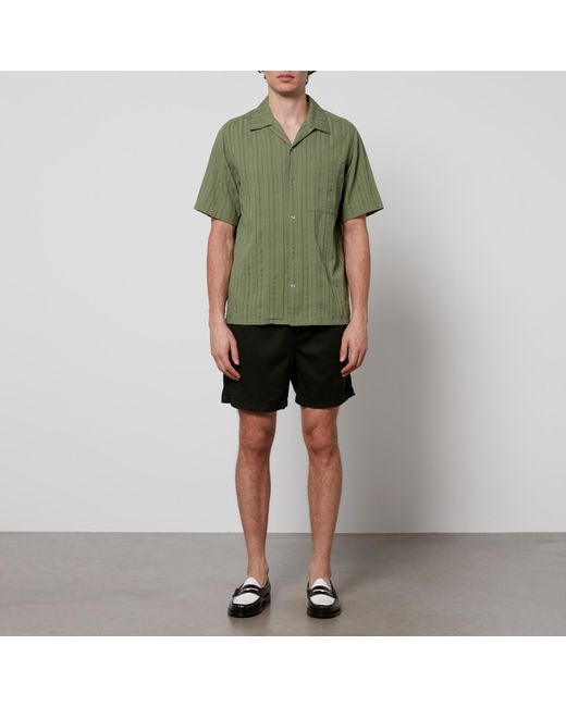 NN07 Green Julio Cotton Shirt for men