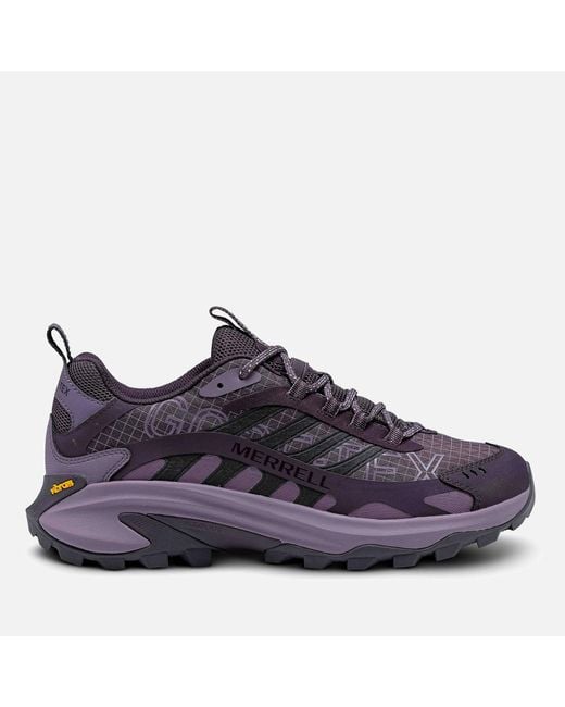 Merrell Purple Moab Speed 2 Reflective Gore-Tex Trainers for men