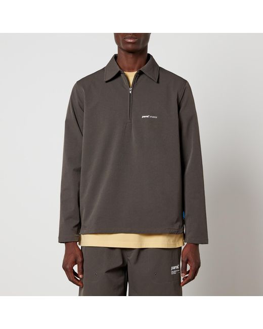 Parel Studios Gray Parel Prespa Logo-print Stretch-shell Top for men